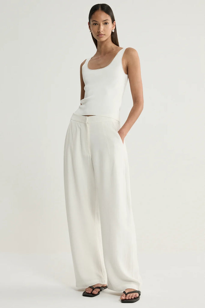Elka - Tori Pant - White