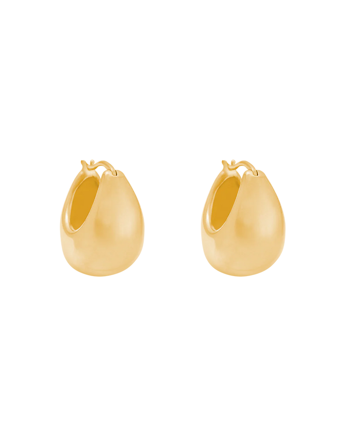 Kirstin Ash - Tresor Hoops Medium -18k Gold Vermeil