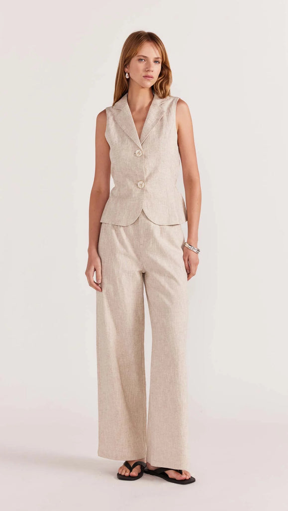 Staple - Avery Vest - Natural Marle