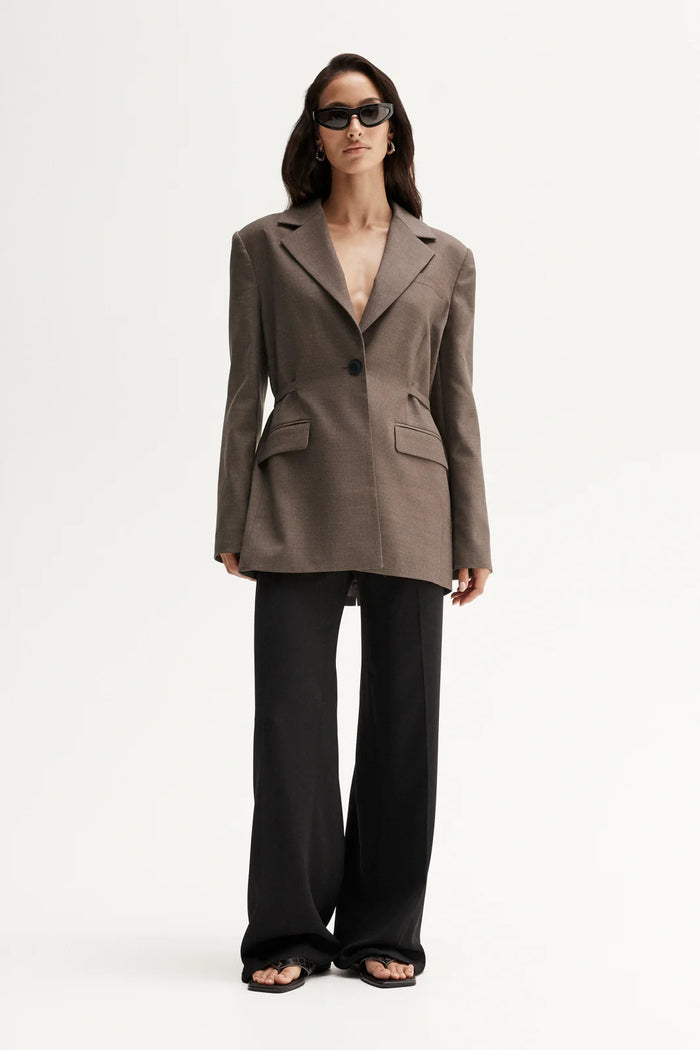Elka- Wesley Blazer- Chocolate