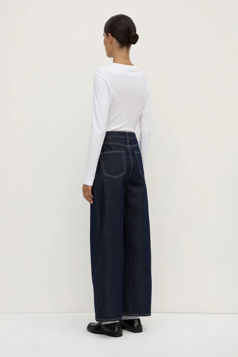 Assembly- Wide Leg Jean- Rinse