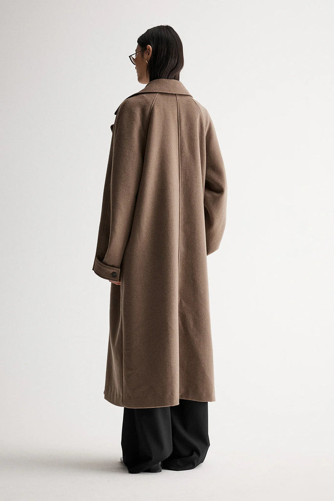 Elka - Winona Coat - Dark Camel