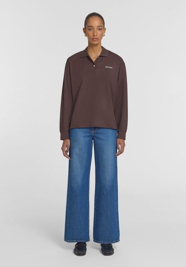 Viktoria & Woods- Beckett Polo - Chocolate