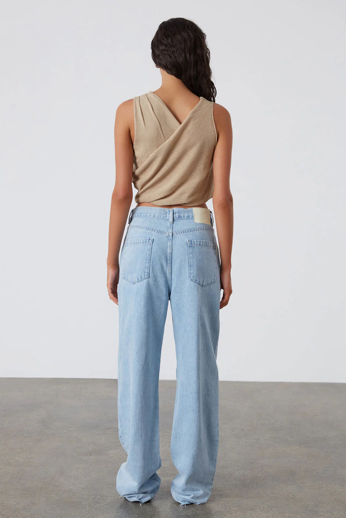 Zulu and Zephyr- Light Wash Mid Recycled Denim Jean