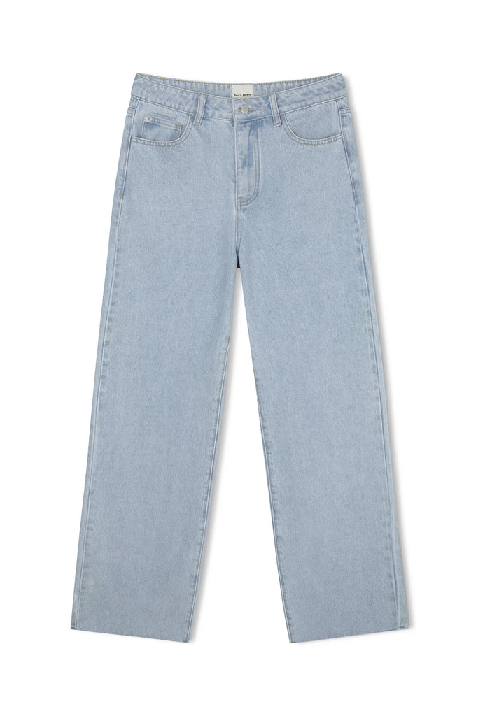 Zulu and Zephyr- Light Wash Mid Recycled Denim Jean