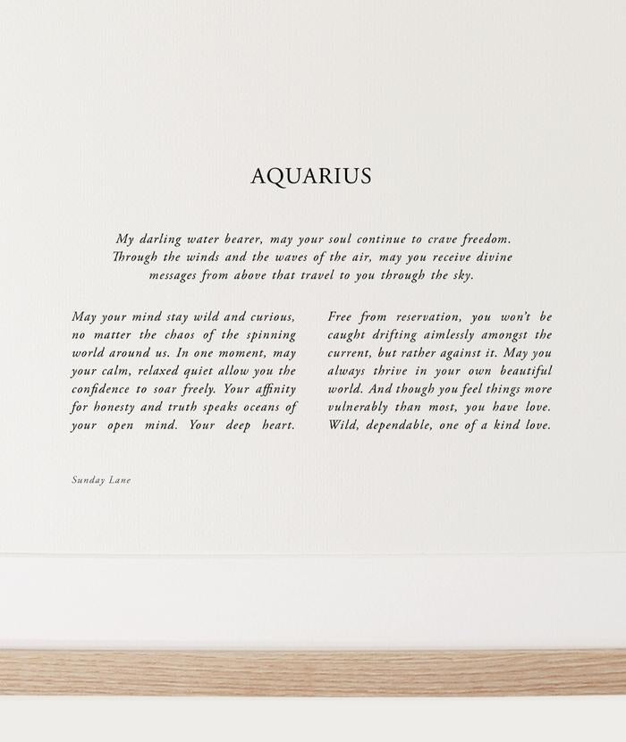 Sunday Lane - Aquarius 04 - A4