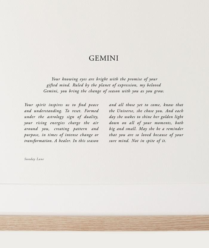 Sunday Lane - Gemini 04 - A4
