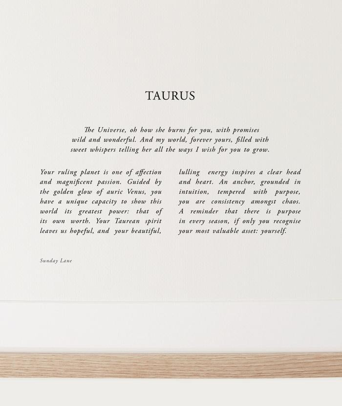 Sunday Lane - Taurus 04 - A4