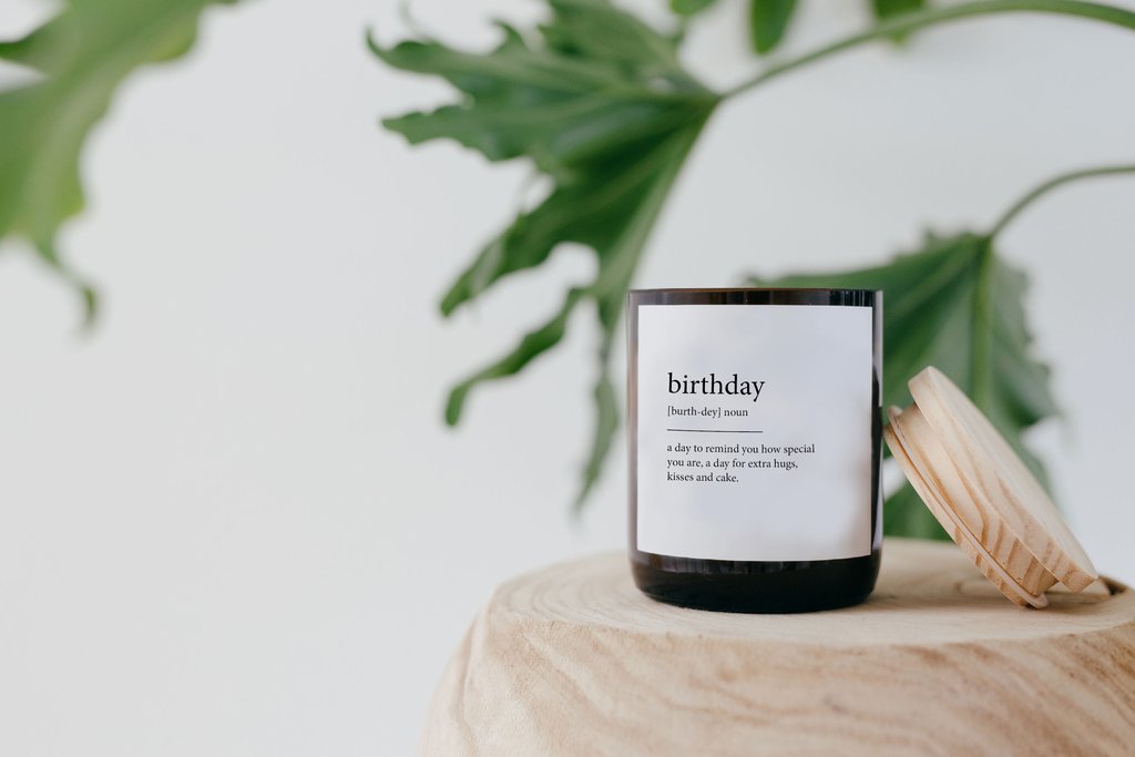 The Commonfolk Collective -Dictionary Meaning Soy Candle - Birthday