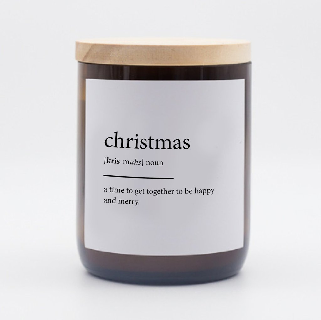 The Commonfolk Collective - Dictionary Meaning Soy  Candle - Christmas