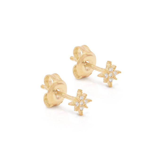 By Charlotte - Gold Starlight Studs