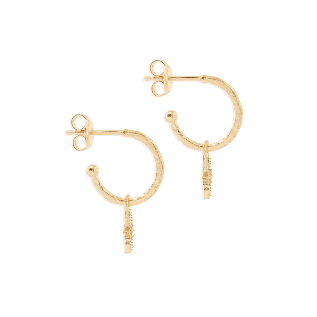 By Charlotte - Gold Starlight Hoops