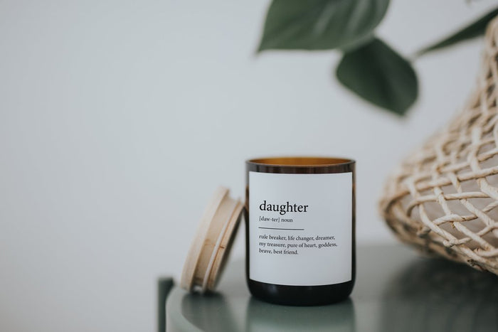 The Commonfolk Collective - Dictionary Meaning Soy  Candle - Daughter