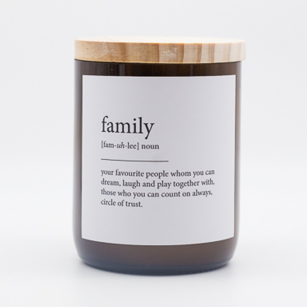 The Commonfolk Collective - Dictionary Meaning Soy Candle - Family - Byron