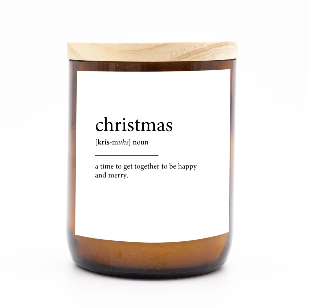 The Commonfolk Collective - Dictionary Meaning Soy  Candle - Christmas