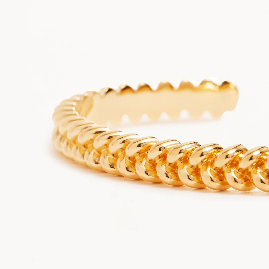 By Charlotte - Intertwined Cuff - Gold