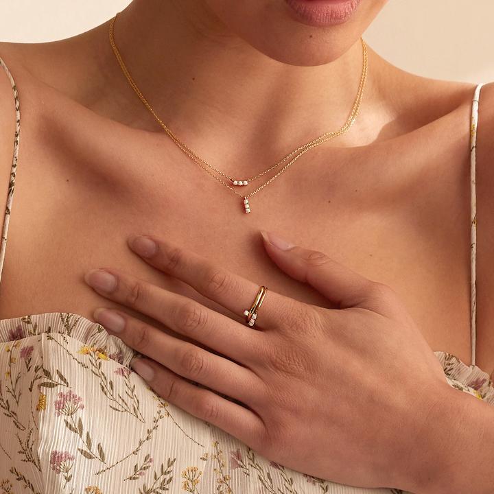 Jolie & Deen -Saddie Opal Necklace