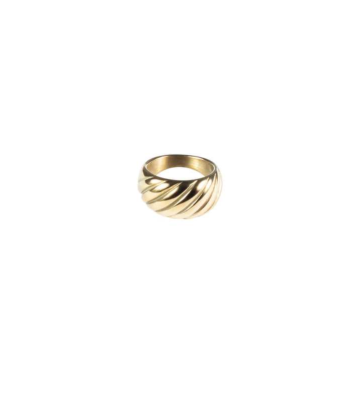 Porter - Wave Croissant Ring (Size 8)
