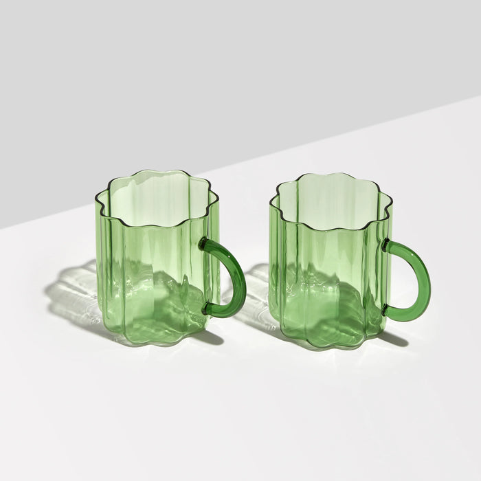 Fazeek - Wave Mug - Set 2 Green